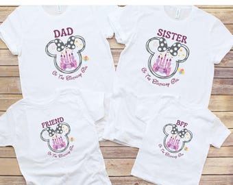 Disney Minnie Birthday Girl Shirt, Matching Family Tee