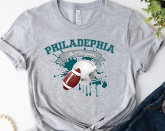 Philadelphia Football T-Shirt, Retro Graphic Tee, Sports Fan Gift
