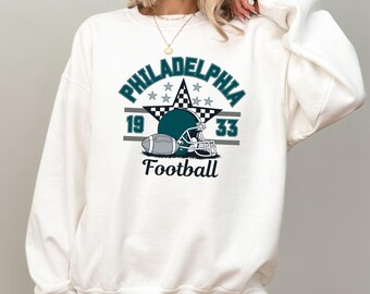 Philadelphia Football Sweatshirt, Retro Graphic Tee, Tailgate Apparel