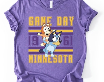 Minnesota Football Shirt – Blue Dog Game Day Tee