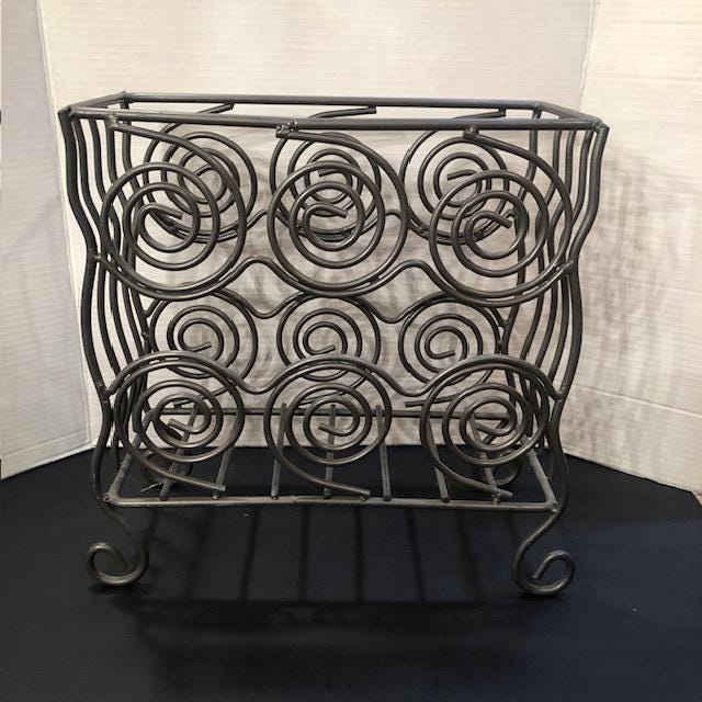 Vintage Magazine Rack - Etsy
