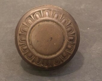 Antique Steel Egg & Dart 2.25" Door Knob Hardware