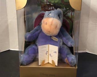 Vintage Disney Store Exclusive Eeyore Heirloom in Original Box - Retired