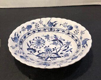 Vintage Johnson Brothers Stoke-on-Trent Saxony Oval Vegetable Bowl