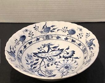 Vintage Johnson Brothers Stoke-on-Trent Saxony Round Serving Bowl