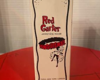 Vintage 1970s Red Garter Perfume 2 Fl Oz Sealed Box Discontinued