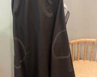 Vintage Miss Joni of California Black Maxi Dress Size 14