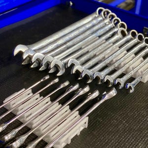 Magnetic Wrench Organizer Tool Drawer Insert System Workshop Storage Solution Mechanic Garage Organization Modular Design Spanner Holder
