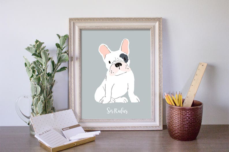custom pet portrait dog portrait pet loss gift dog mom image 0