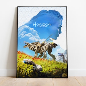 Horizon Zero Dawn Canvas Print | Aloy, Video Game Wall Decor