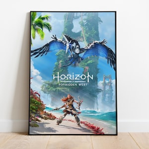 Horizon interdit à l&#39;ouest de Zazzle.be Liste d&#39;envies Vous avez des idées ? Impression sur toile roulée Aloy, Game Art