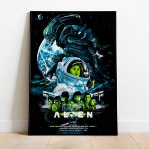 Alien Poster | Ripley Wall Decor | Rolled Canvas Print | Gift Movie Poster • 3