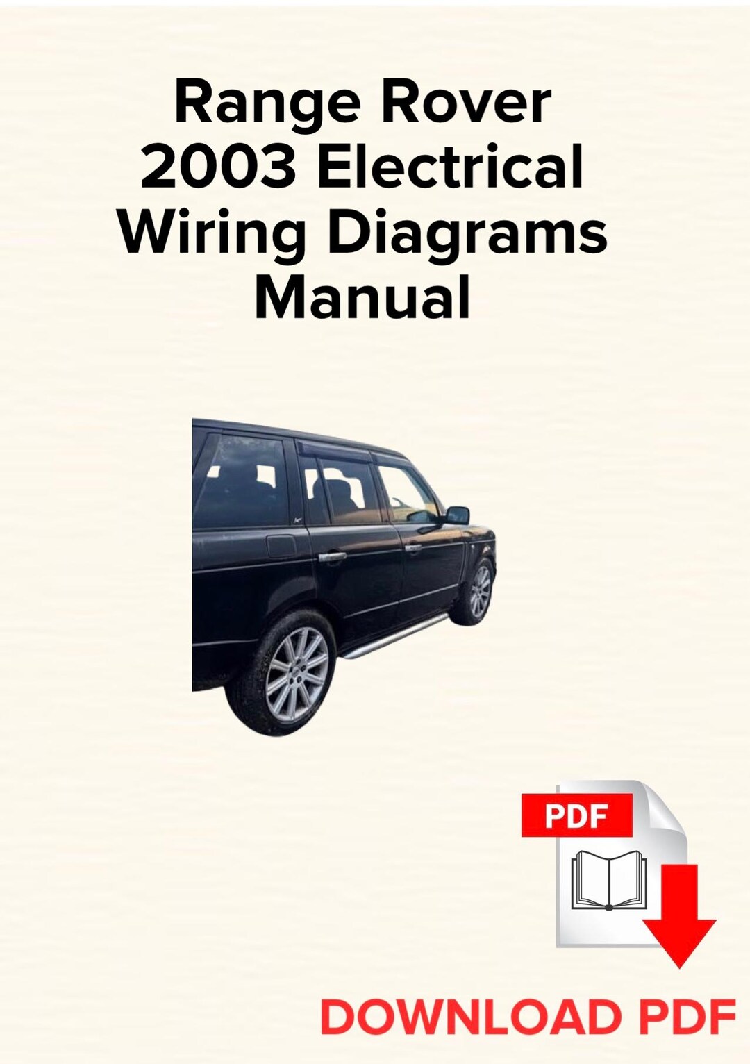 Manual de diagramas elétricos do Range Rover 2003 - Etsy Portugal