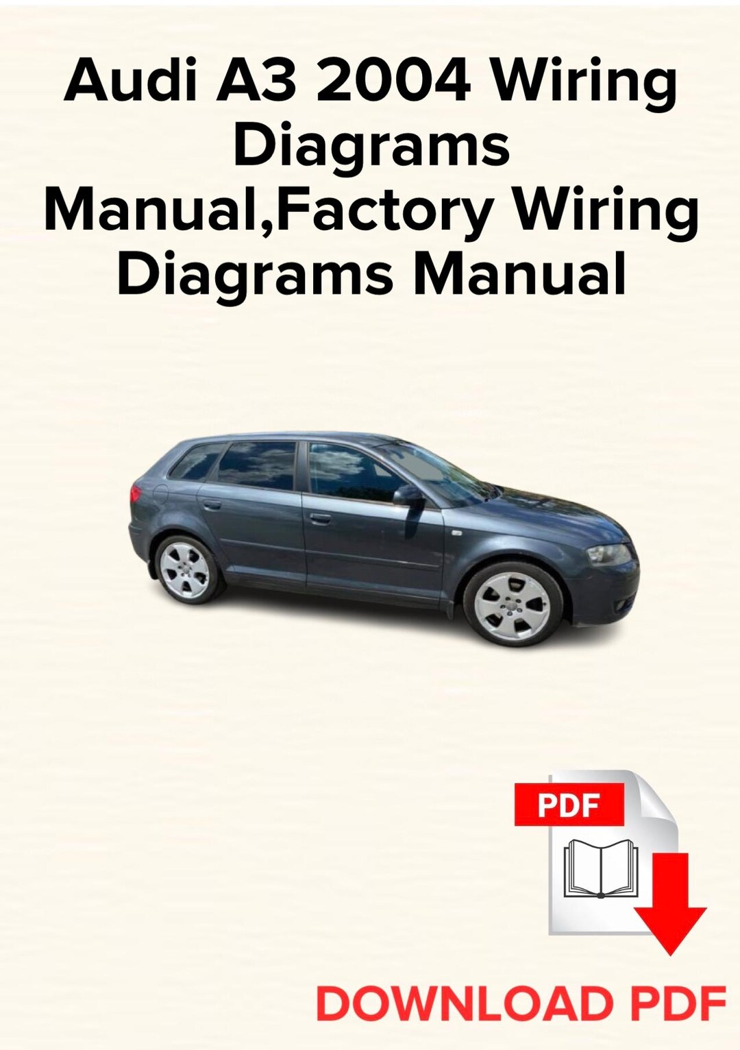 Audi A3 2004 Wiring Diagrams Manual, Guide Diagrams Etsy