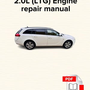 Opel Insignia 2013 2.OL (LTG) Engine repair manual,Maintenance Manual