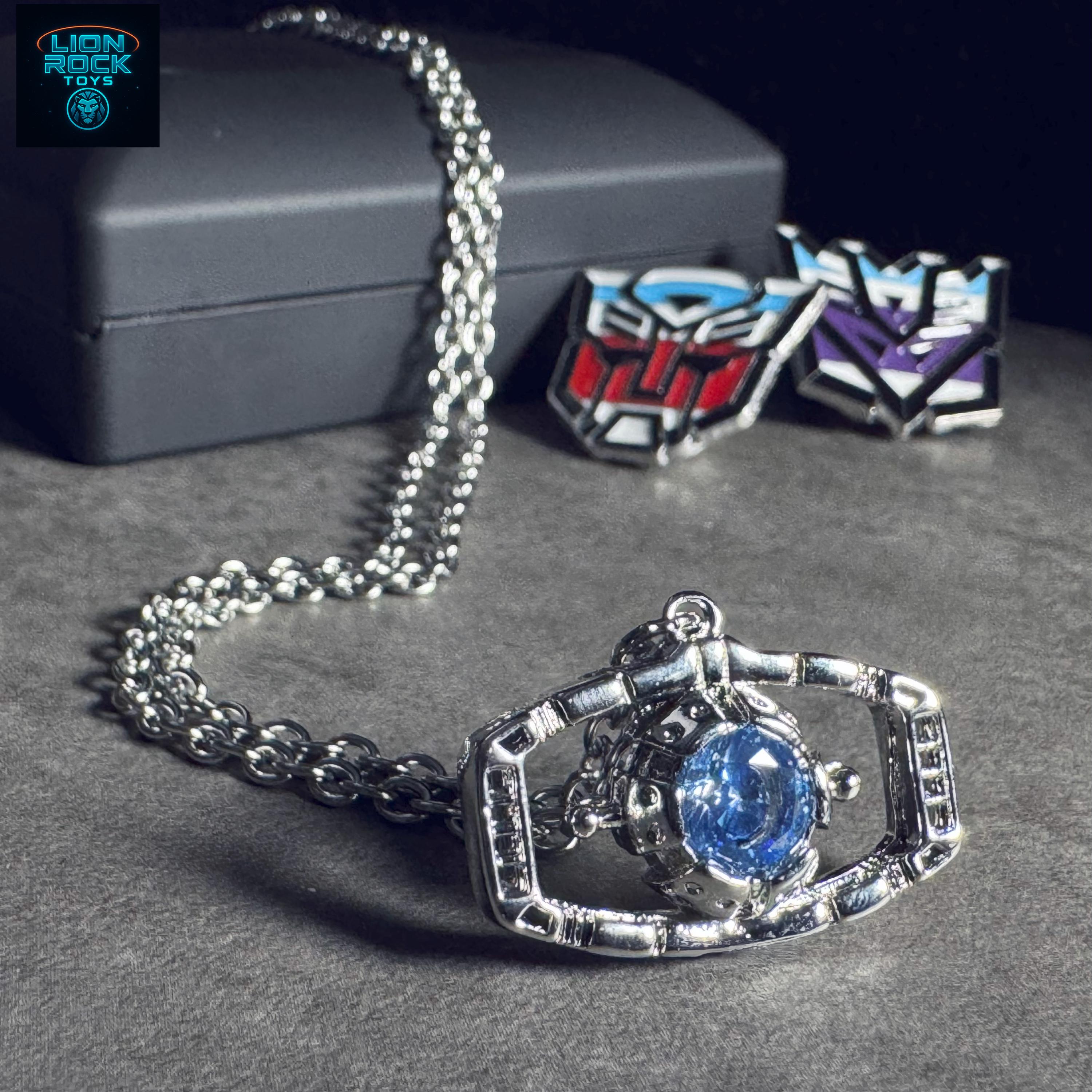 Sci-fi Matrix of Leadership Necklace, Cyberpunk Cosplay Pendant