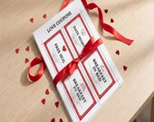 Valentine’s Day Love Coupons Printable | Romantic Gift for Couples | 20 Fun & Romantic Coupons PDF | Last Minute Valentine Gift