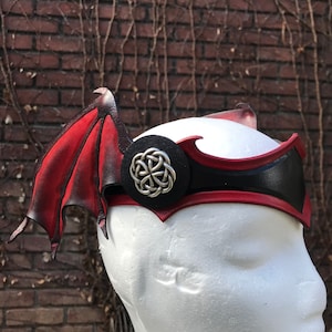 Leather Dragon/Bat Wing Circlet
