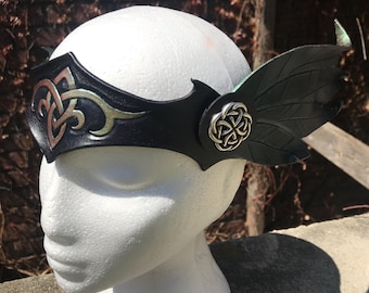Custom Winged Leather Circlet