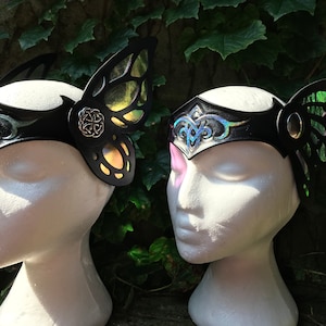 Leather Butterfly/Fairy Winged Circlet