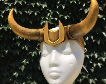 Horns of Mischief Leather Circlet
