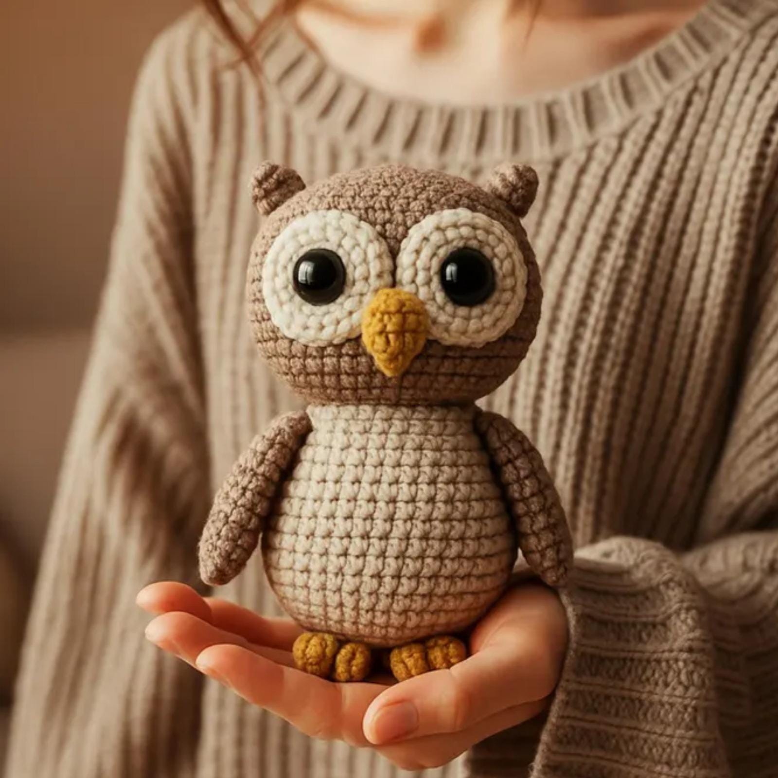 Amigurumi Owl Crochet Pattern: PDF Digital Download