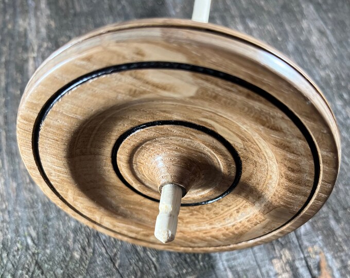 drop-spindle-for-plying-wool-and-other-fibers-in-upcycled-white-oak-etsy