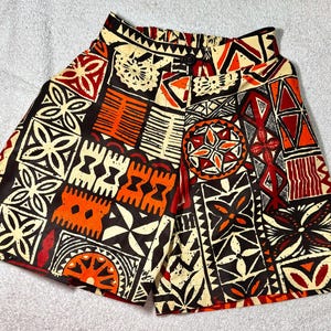 Kurzer Ankara-Print mit afrikanischem Print