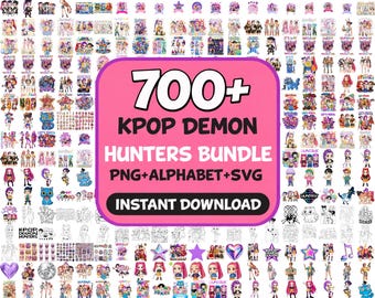 700+ Huntrix Kpop Demon Hunters PNG SVG、Kpopアイドルグループシャツデザイン、ガールディナーPng、SajaボーイズガールズバンドPng、Huntrixファン、デジタルダウンロード