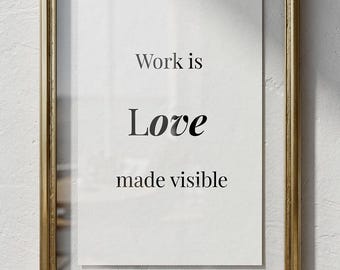 Kahlil Gibran Quote Print, Minimalist Typo Wall Art (Digital Download)