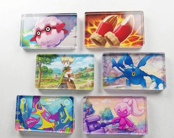 Pokemon TCG Card Acrylic Magnet DIY Kit, In Stock, Display Gift for Gamers