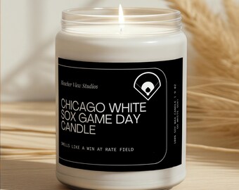 Chicago White Sox Game Day Candle: Handmade Guaranteed Rate Field Soy Wax Candle