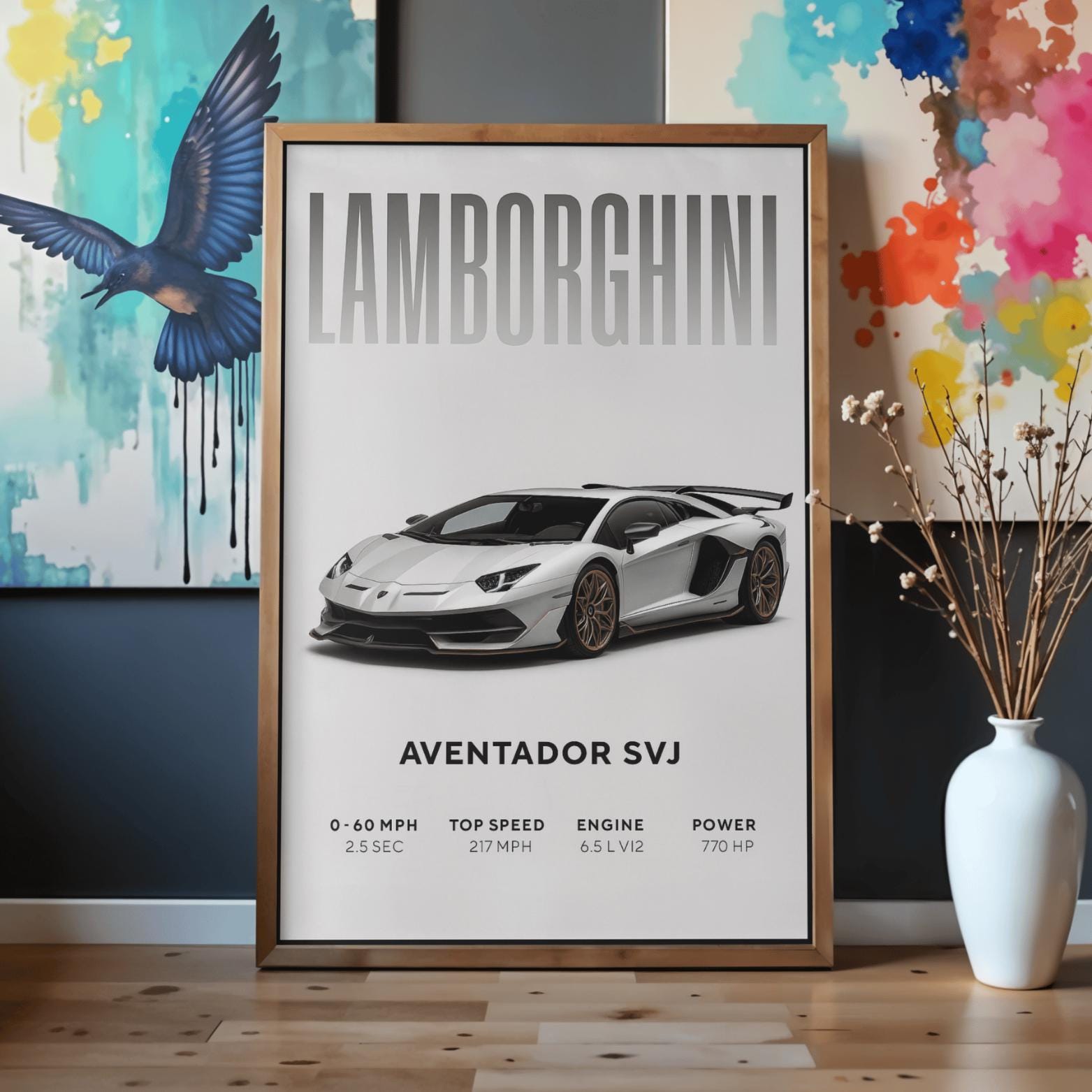 Lamborghini wall art - Etsy 日本