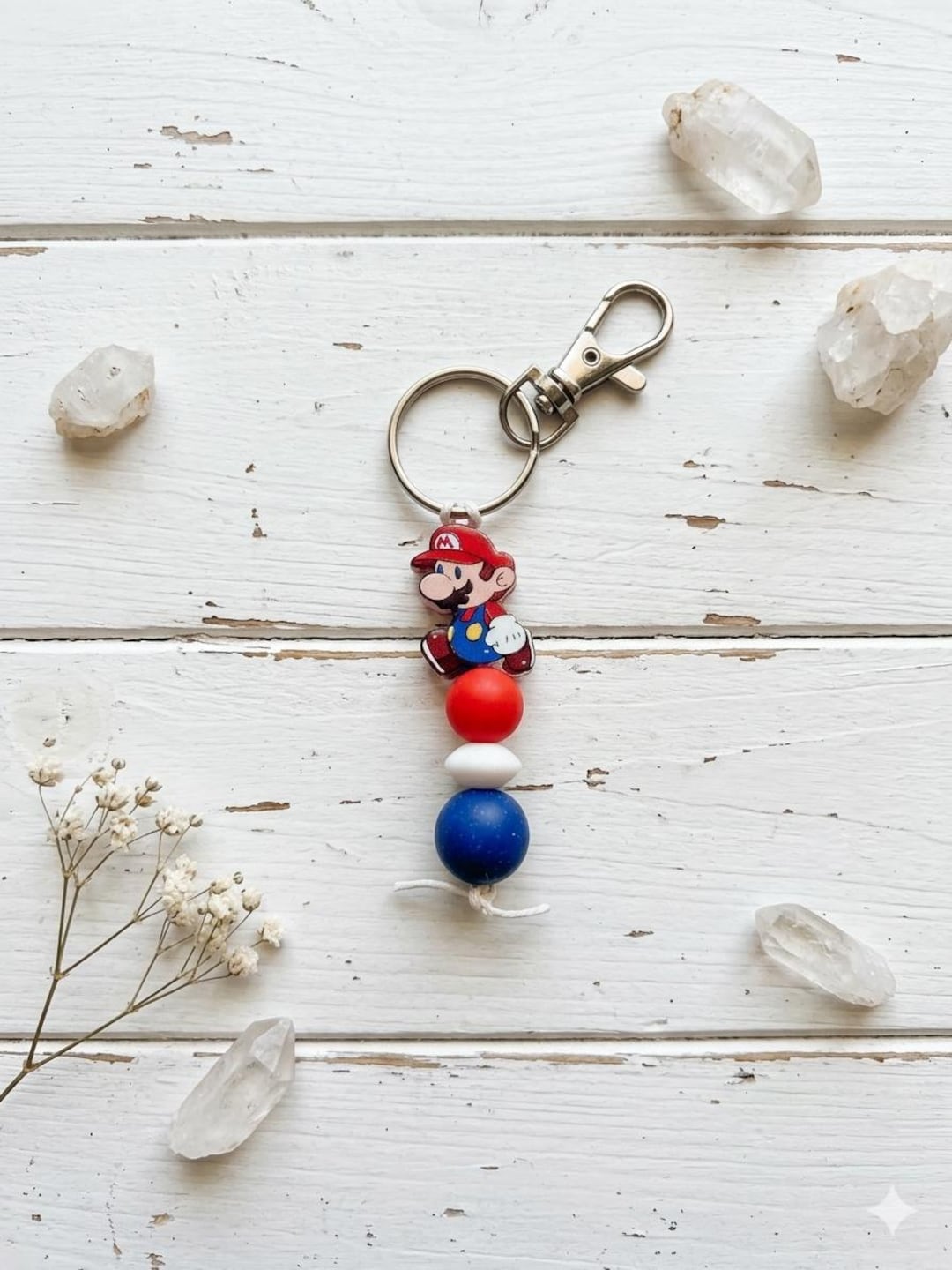 Mario Keychains | Super Mario Brothers Inspired | Handmade | Gifts - Etsy