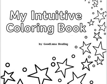 Intuitive Kids Coloring Book | Spiritual Activity Book for Children | GoodLuna Healing