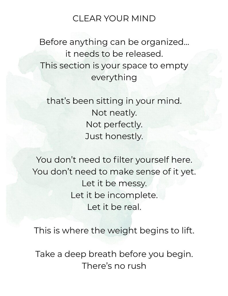 Mental Load Printable for Moms | Brain Dump Journal | Mom Burnout Workbook | Delegation Planner PDF | Overwhelmed Mom Gift | Instant Downloa image 4