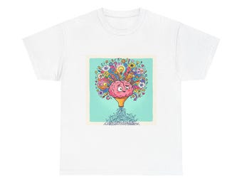 ADHD Cursive Speaking Shirt | Neurodivergent Humor Tee | ADHD Mom Gift | Funny ADHD T-Shirt | Mental Health Awareness