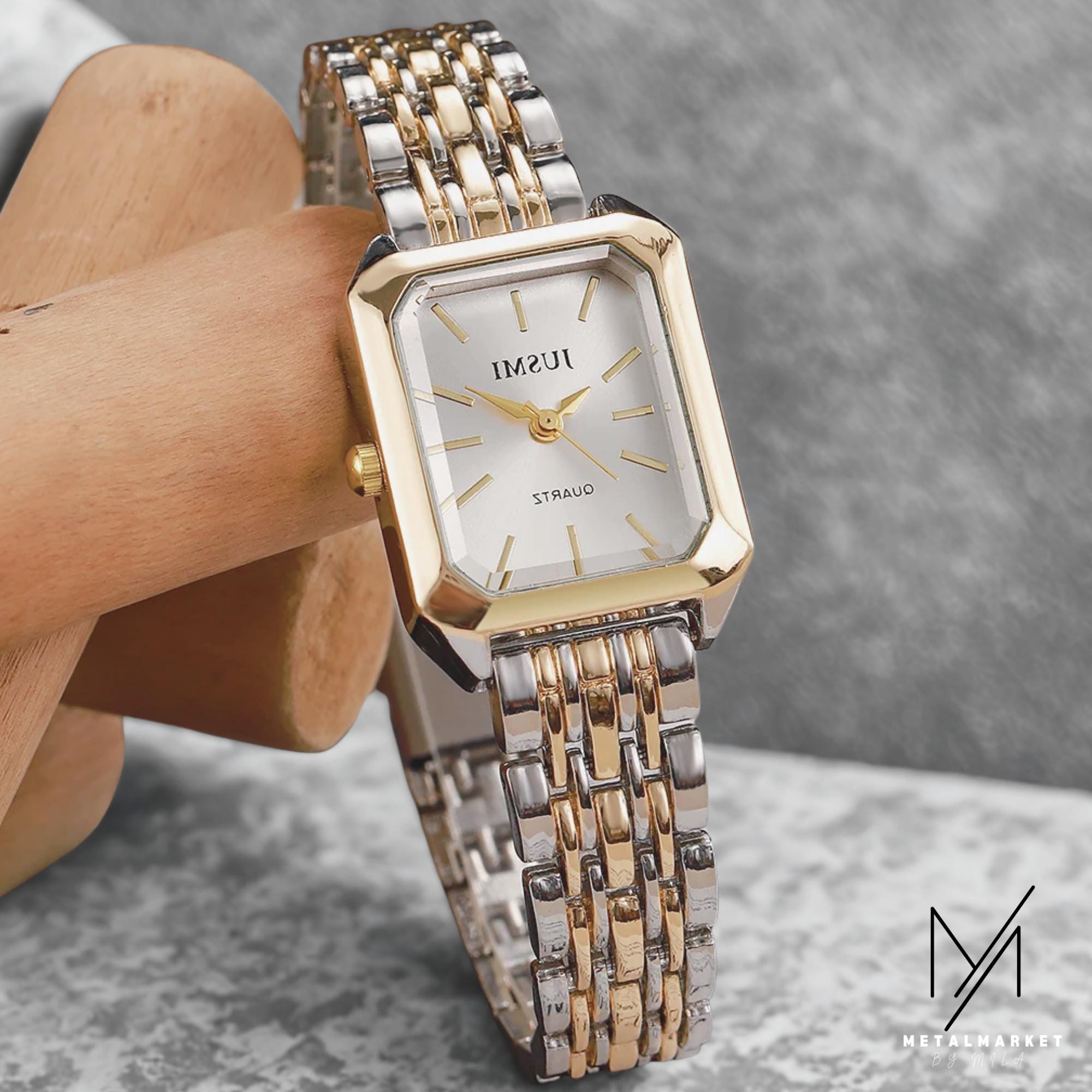 Square gold watch - Etsy 日本