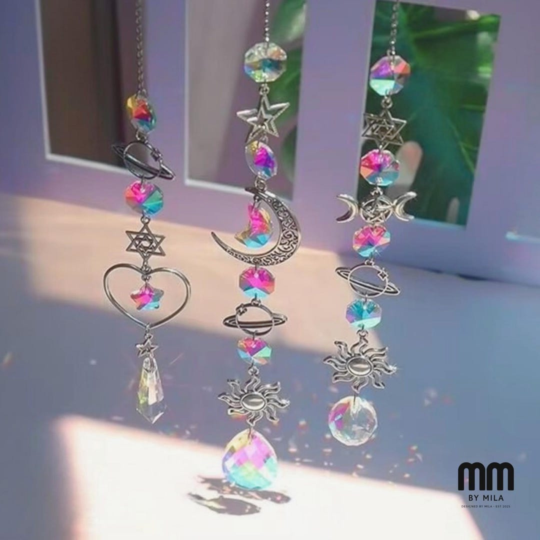 Crystal Suncatcher Rainbow Maker Window Hanging Prism Sun Catcher Decor ...