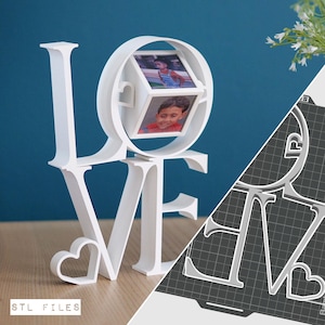 love roller magnet frame  stl file