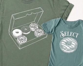Lustige Daddy und Me Donut Shirts, passendes Vater und Baby Outfit, perfektes Geschenk zum Vatertag