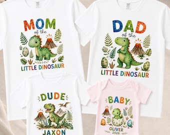 Camping-Dinosaurier-Familien-T-Shirts, passendes Set für einen glücklichen Camper