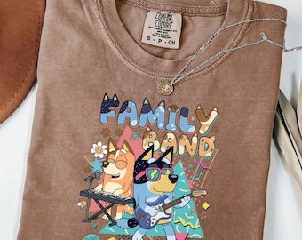 Blue Rad Family Collection, Comfort Colors® Dog Shirts for Mom, Dad & Birthdays
