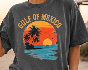 Golf von Mexiko T-Shirt, Golfküste mit Rundhalsausschnitt, perfektes Geschenk für Mexiko-Liebhaber