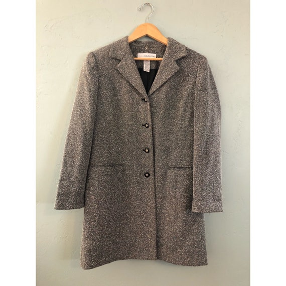 90's Salt and Pepper Overcoat