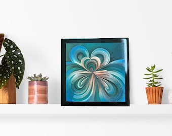 Benutzerdefinierte Swirl Keramikfliesen Kunst: Spiralwanddekor