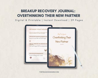 Can't Stop Thinking About Who They're With Now? Breakup Journal for Jealousy & Letting Go | Digital, Printable
