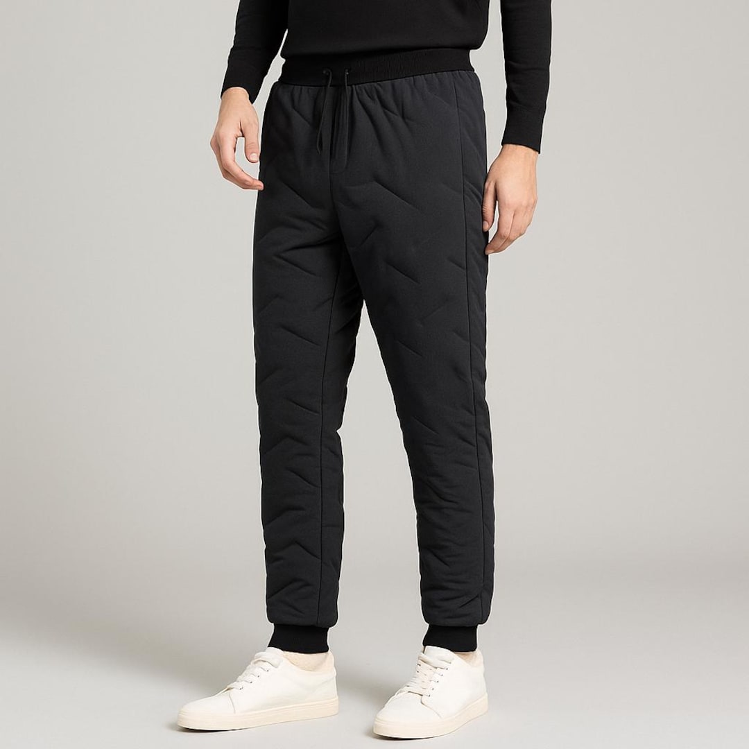 Warme Fleecebroek For Heren, Sherpa Gevoerde Joggingbroek, Winteractieve Joggingbroek, Fleecebroek (Color : Grey, Size : 5XL