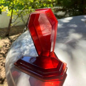 Resin Coffin Box • Gothic Trinket Storage • Halloween Decor