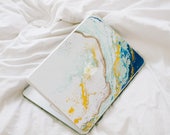 MacBook Decal - Laptop Skin - MacBook Marble Decal - Marble Decal - MacBook 12 in Skin - Blue MacBook Pro - MacBook Air Skin